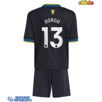 Manchester United Patrick Dorgu #13 Replica Third Minikit 2025-26 Short Sleeve (+ pants)